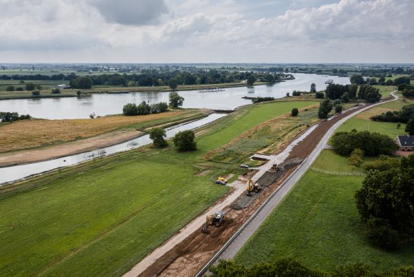 Beperkingen voor bouwen langs grote rivieren