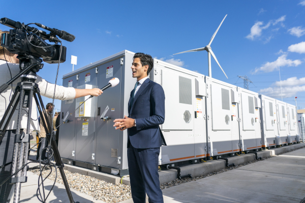 Grootste batterij van Nederland in gebruik genomen