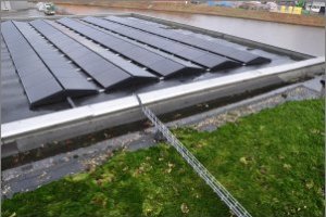 Zonnepanelen op Amsterdamse metrostations