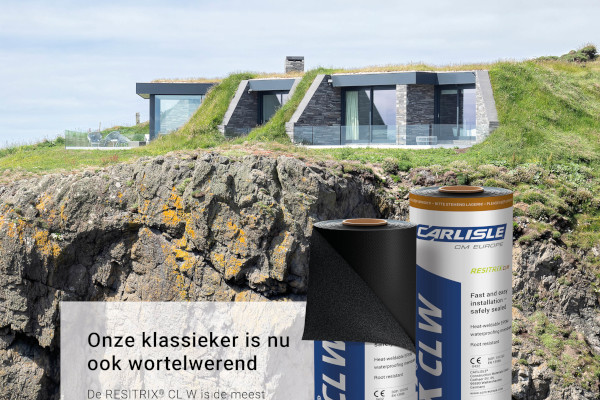 Klassieker onder de EPDM dakbanen, nu ook wortelwerend