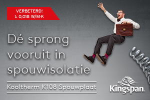 De allerbeste isolatieprestaties met de Kingspan K108 spouwplaat